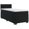 vidaXL Cama box spring com colch&atilde;o Cinzento-Escuro Individual Veludo