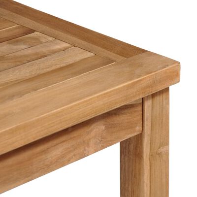 vidaXL 5 pcs conjunto de jantar para exterior madeira de teca maciça