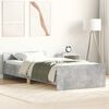 vidaXL Estrutura de cama 90x200 cm derivados de madeira cinza sonoma
