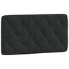 vidaXL Almofad&atilde;o de cabeceira 100 cm veludo preto