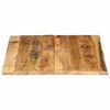 vidaXL Tampo de mesa borda viva 90x80x2,5 cm mangueira áspera maciça