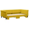 vidaXL Sof&aacute;-cama com gavet&atilde;o 100x200 cm veludo amarelo