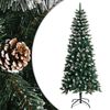 vidaXL &Aacute;rvore de Natal artificial com suporte 180 cm PVC verde
