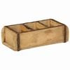vidaXL Tabuleiro Castanho 30 x 14 x 9 cm Madeira Refor&ccedil;ada S&oacute;lida