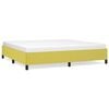 vidaXL Estrutura de cama sem colch&atilde;o 200x200 cm tecido verde