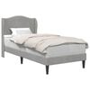 vidaXL Estrutura da Cama Cinzento-claro 90 x 190 cm Veludo