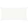 vidaXL Para-sol estilo vela 160 g/m&sup2; 2,5x5 m PEAD branco