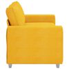 vidaXL Sof&aacute;-luvas 180x77x82 cm tecido corduroy amarelo-claro