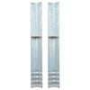vidaXL &Acirc;ncora de fixa&ccedil;&atilde;o no ch&atilde;o em L 2 pcs a&ccedil;o galvanizado 5x5x50 cm