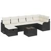 vidaXL Conjunto de Sof&aacute; de Jardim 8 unid. Rattan Sint&eacute;tico