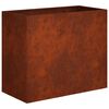vidaXL Vaso de Jardim Ferro Enferrujado 60 x 30 x 40 cm A&ccedil;o Corten