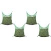 vidaXL Redes para feno quadradas PP 4 pcs 0,9x1,5 m