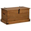 vidaXL Caixa de arruma&ccedil;&atilde;o HALDEN 91x48x47 cm pinho maci&ccedil;o