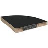 vidaXL Prateleiras de canto suspensas 4 pcs 35x35x3,8cm MDF preto