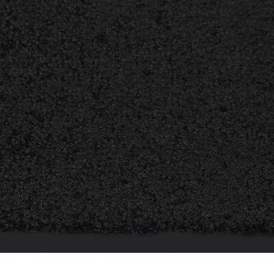 vidaXL Tapete de porta 60x80 cm preto