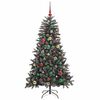 vidaXL &Aacute;rvore de Natal Artificial Verde 150 cm PVC, Pl&aacute;stico e A&ccedil;o
