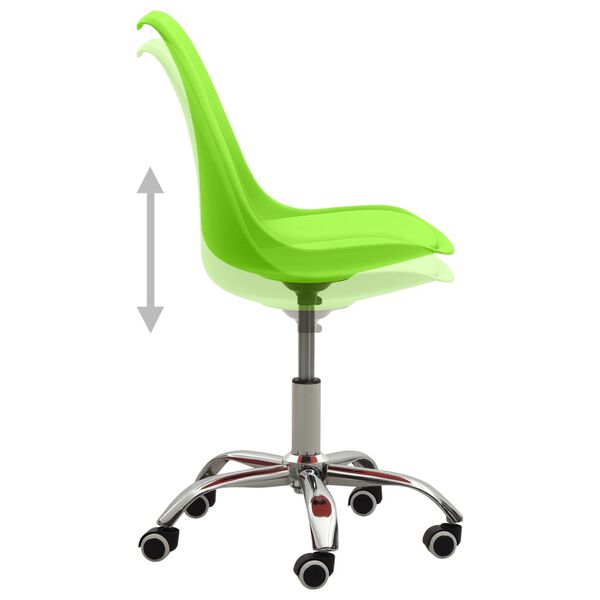 vidaXL Cadeiras de jantar 6 pcs couro artificial verde