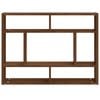 vidaXL Prateleira parede 75x16x55 cm madeira carvalho castanho