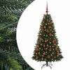 vidaXL &Aacute;rvore de Natal Artificial com Bolas 120 cm 150 LED
