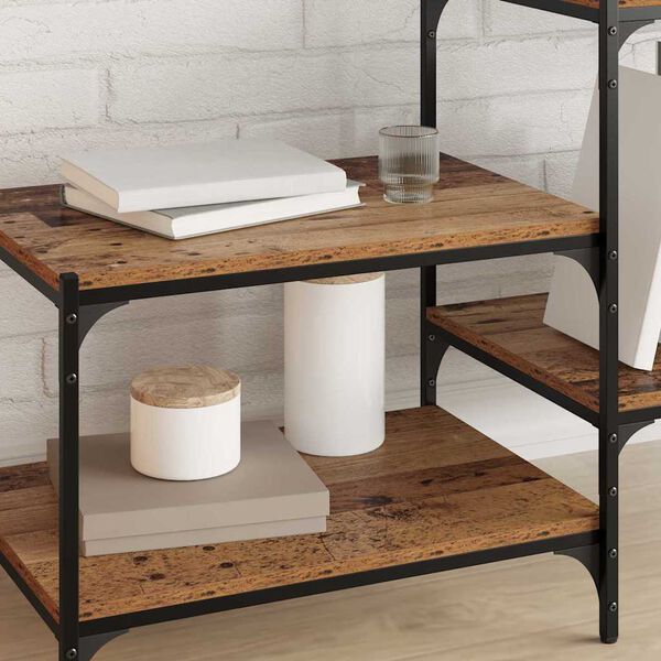 vidaXL Estante de Prateleira 4 pcs Castanho 60 x 40 x 1,5 cm