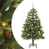 vidaXL &Aacute;rvore de Natal Artificial Articulada com Cones Verde 150 cm