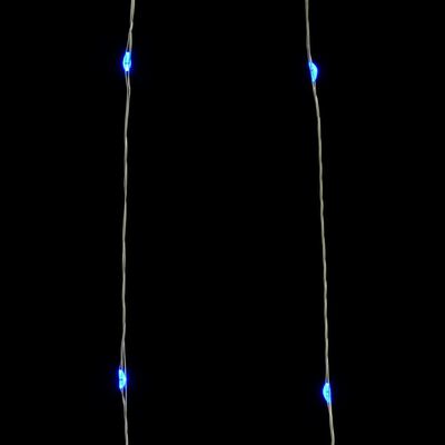 vidaXL Cordão de luzes com 300 LED 30 m azul