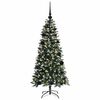 vidaXL &Aacute;rvore de Natal Artificial Verde 120 cm PVC, Pl&aacute;stico e A&ccedil;o
