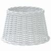 vidaXL Abajur &Oslash;45x28 cm vime branco