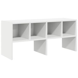 vidaXL Sapateira empilh&aacute;veis 89,5x30x40 cm branco
