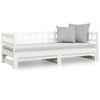 820736 vidaXL Sof&aacute;-cama de puxar 2x(80x200) cm pinho maci&ccedil;o branco
