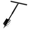 vidaXL Broca terreno manuseado handle bit 180 mm com 3 espirais de a&ccedil;o pretos