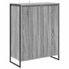 vidaXL Arm&aacute;rio de Sapatos com porta Cinza Sonoma 79 x 36 x 100 cm