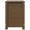 vidaXL Caixa de arruma&ccedil;&atilde;o 60x32x45,5 cm pinho maci&ccedil;o castanho-mel