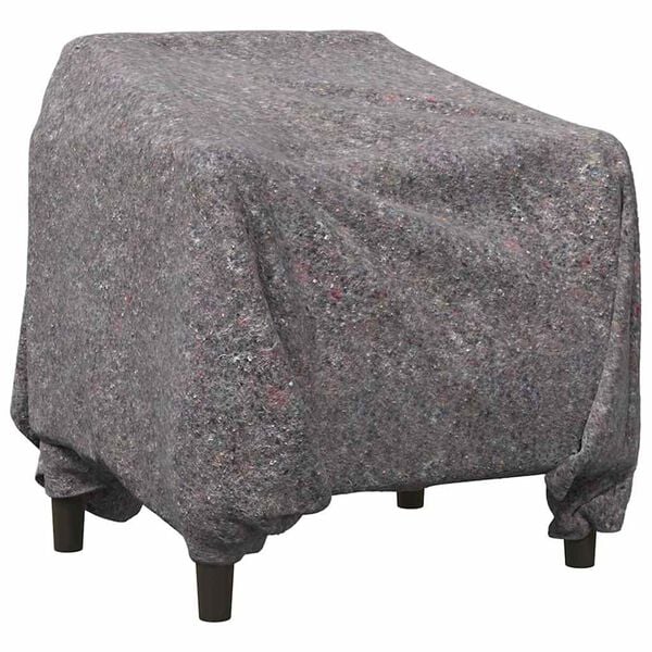 vidaXL Cobertores para Mudan&ccedil;as 25 pcs Cinzeto 150 x 200 cm tecido