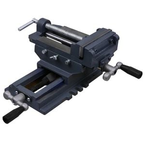 vidaXL Torno-prensa manual com corredi&ccedil;a transversal 127 mm