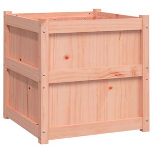 vidaXL Vaso/floreira de jardim 60x60x60 cm madeira de douglas maci&ccedil;a