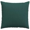 vidaXL Travesseiros de Sof&aacute; 2 pcs Verde Escuro 50 x 50 cm tecido