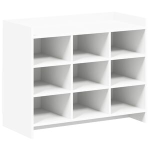 vidaXL Arm&aacute;rio de Sapatos com armazenamento Branco 85 x 39,5 x 70 cm