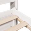 vidaXL Estrutura de cama c/ cabeceira sem colch&atilde;o 180x200 cm branco