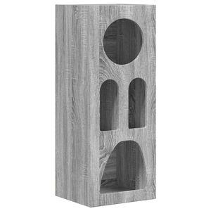 vidaXL Buffet Cinza Sonoma 40 x 35 x 100,5 cm Madeira processada