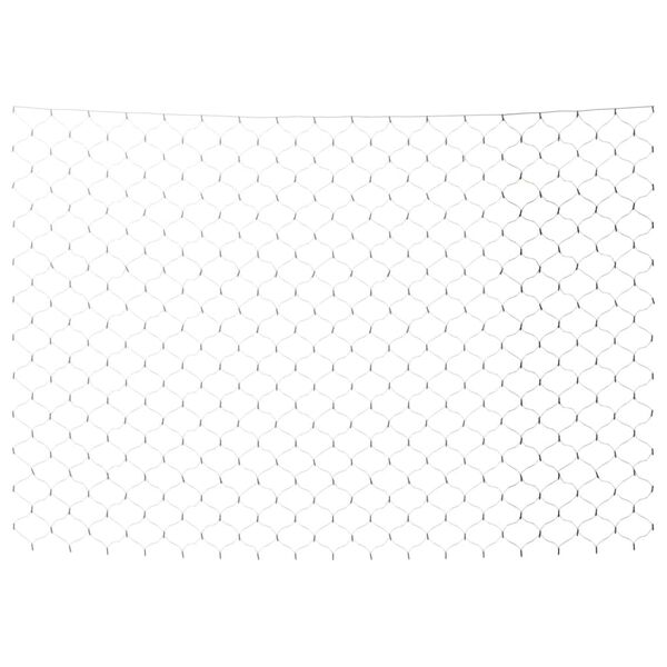 vidaXL Rede luzes de natal 3x3 m 306 luzes LED int/ext branco frio