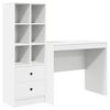 vidaXL Mesa Branco 135,5 x 50 x 127 cm 2 unid.