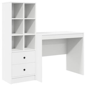 vidaXL Mesa Branco 135,5 x 50 x 127 cm 2 unid.
