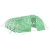 vidaXL Estufa com estrutura de a&ccedil;o 40 m&sup2; 8x5x2,3 m verde