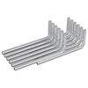 vidaXL Chave Hexagonal 2118 unid. Prateado 22 x 66 mm A&ccedil;o