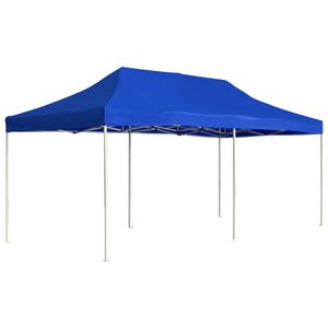 vidaXL Tenda dobr&aacute;vel profissional para festas alum&iacute;nio 6x3m azul