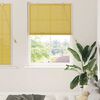 vidaXL Estores de rolo com cortinas Manual Amarelo 100 x 160 cm Bambu