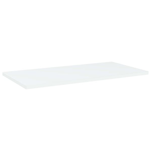 vidaXL Prateleiras para estante 4 pcs 60x30x1,5cm contraplacado branco