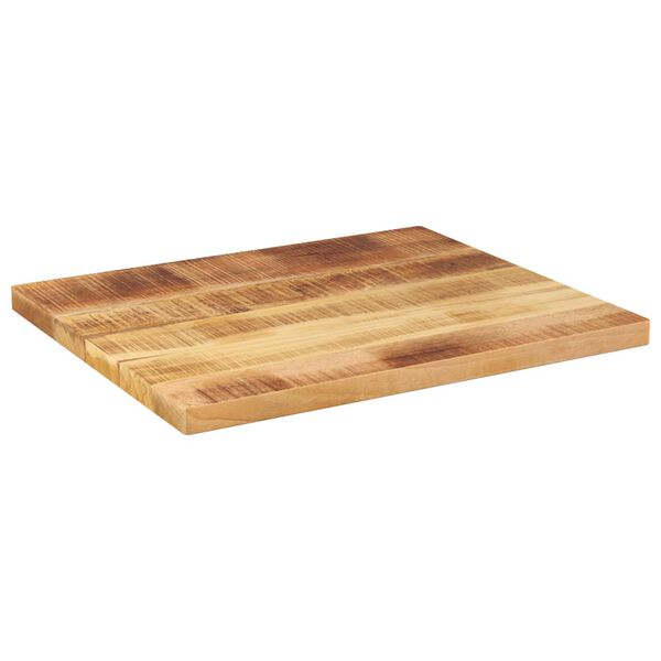 vidaXL Tampo de mesa retangular 60x50x3,8 cm mangueira &aacute;spera maci&ccedil;a