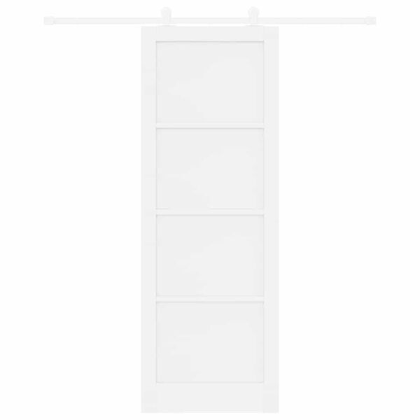 vidaXL Porta Deslizante ORKDAL Branco 83 x 232 cm